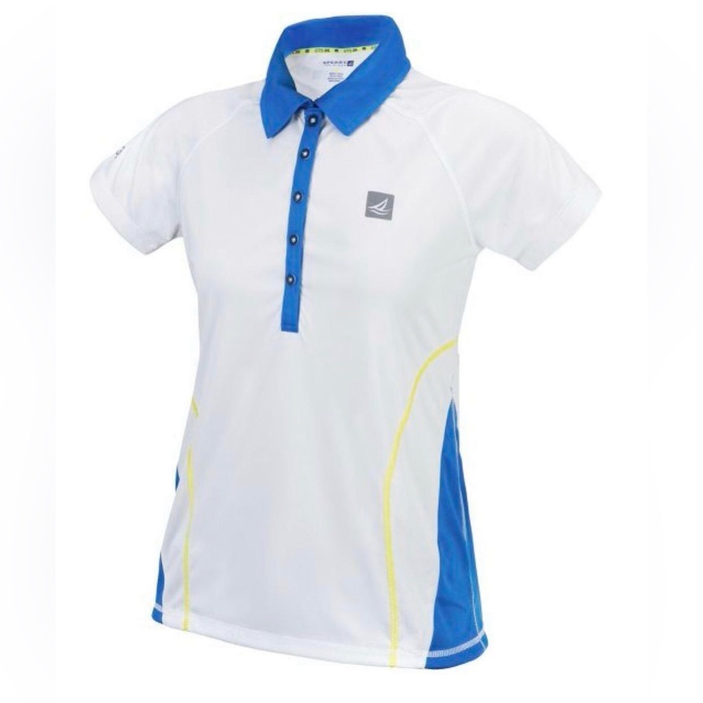 NWT SPERRY TOP-SIDER STS 35 Tech Athletic Reflective Polo Shirt Size M